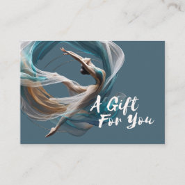 Tarjeta De Descuentos Vuelo aéreo Aire Yoga Instructor Pilates Fitness