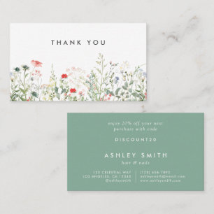 Tarjeta De Descuentos Wildflower Meadow