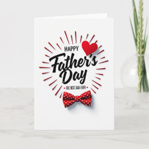Tarjeta de deseo audaz para el Día del Padre