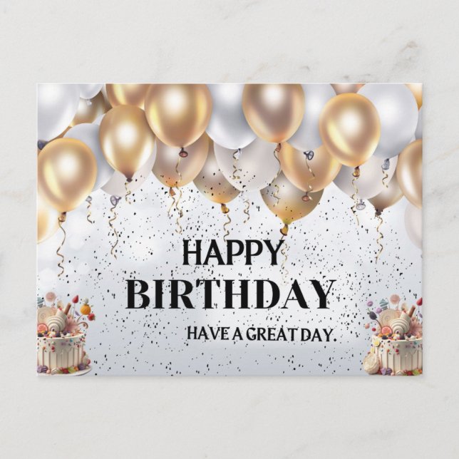 TARJETA DE DESEO DE CUMPLEAÑOS (Anverso)
