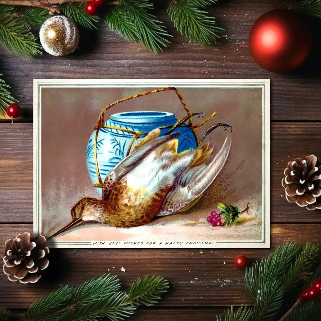 Tarjeta de deseo de Navidades de aves viejas muert (Subido por el creador)