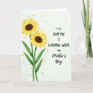 Tarjeta de deseo del día de la madre iluminada por