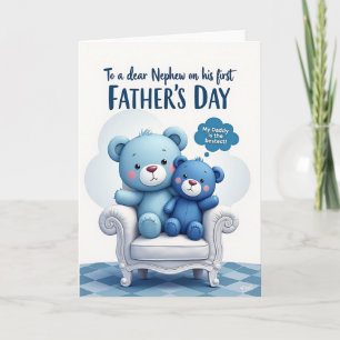 Tarjeta de deseo del Día del Padre con un abrazo d