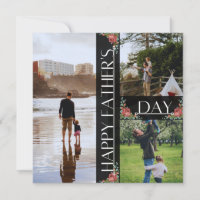 Tarjeta de deseo del Día del Padre Feliz