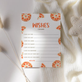 Tarjeta De Deseo Para Bebé, Tarjeta Baby Shower Pi