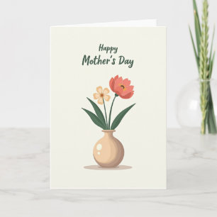 Tarjeta de deseos Chevron Blossom
