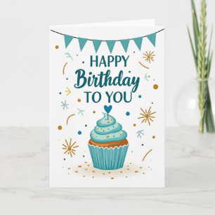 Tarjeta de deseos de cumpleaños