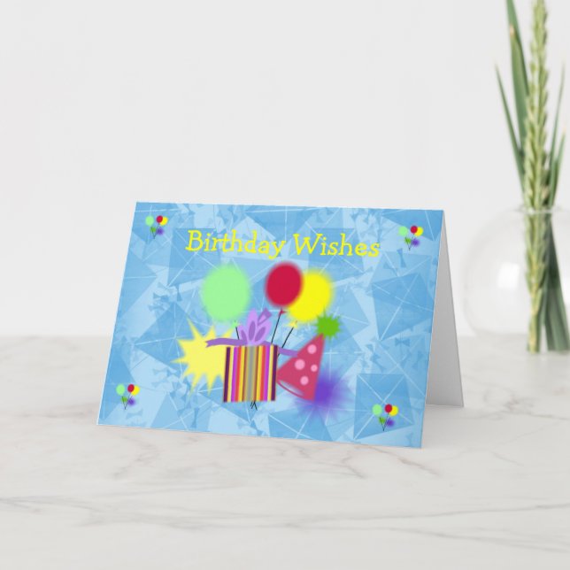 Tarjeta de deseos de cumpleaños (Anverso)