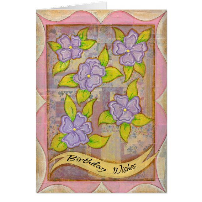 Tarjeta de deseos de cumpleaños (Frente)