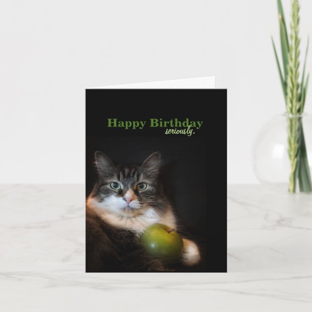 Tarjeta de deseos de cumpleaños muy divertida (Anverso)