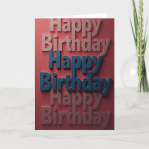 Tarjeta de deseos de cumpleaños zafiro