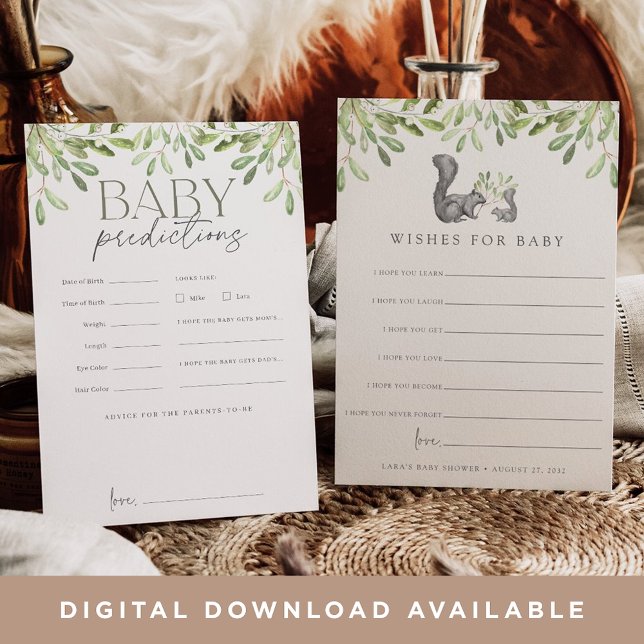 Tarjeta de deseos de dos caras de Mama Squirrel Ba (Subido por el creador)