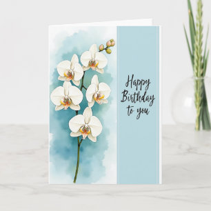 Tarjeta de deseos de floración