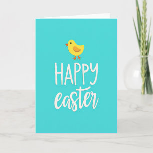 Tarjeta de deseos de Pascua de oro falso
