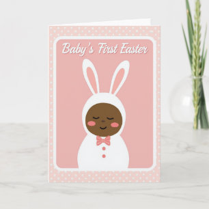 Tarjeta de deseos de Pascua para recién nacidos