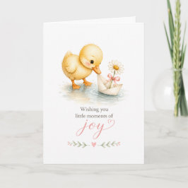 Tarjeta de deseos de pequeños momentos de alegría