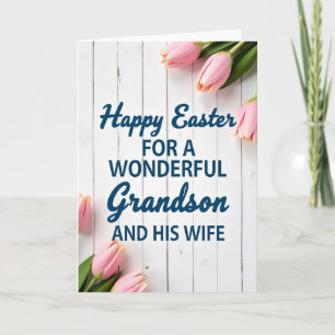 Tarjeta de Deseos de Primavera para la Familia