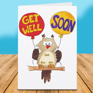 tarjeta de deseos de PRONTA RECUPERACIÓN de Nicole