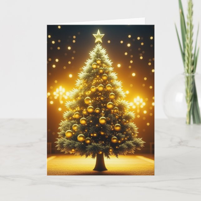 Tarjeta de deseos de vacaciones alegres  (Anverso)