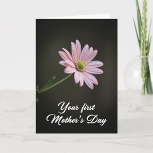 Tarjeta de deseos del Día de la Madre con flores r
