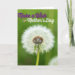 Tarjeta de Deseos del Día de la Madre Diente de Le