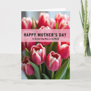 Tarjeta de deseos del Día de la Madre exuberante