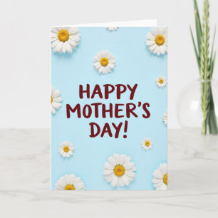 Tarjeta de Deseos del Día de la Madre Floral