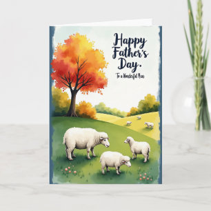 Tarjeta de deseos del Día del Padre Pastoral