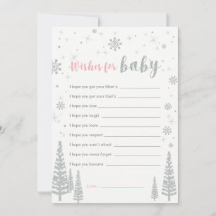 Tarjeta de deseos para bebé, juego de baby shower 