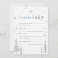 Tarjeta de deseos para bebé, Juego de regadera de 