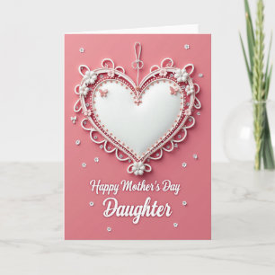 Tarjeta de deseos románticos y sinceros