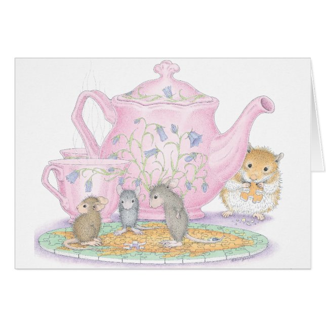 Tarjeta de Designs® del Casa-Ratón (Anverso (Horizontal))