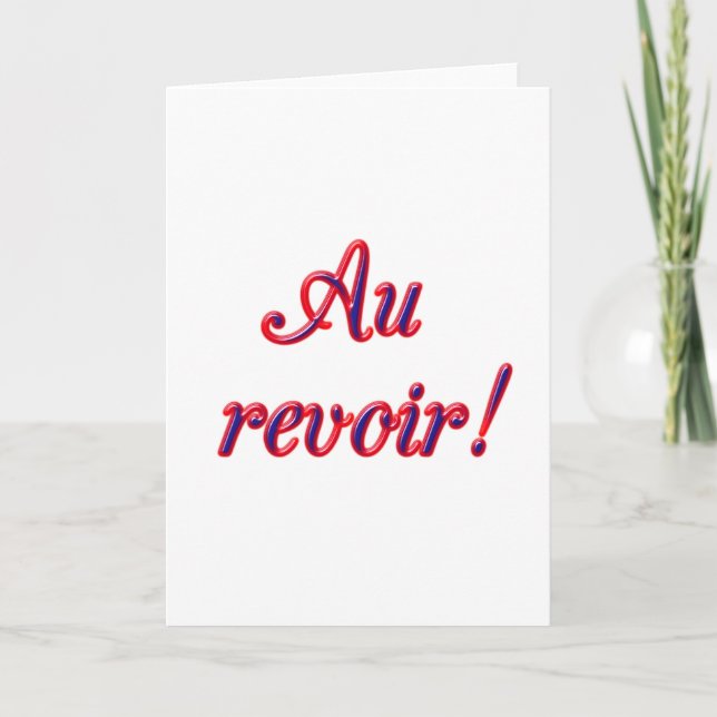 Tarjeta de despedida (Anverso)