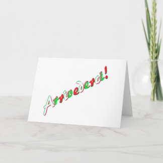 Tarjeta de despedida