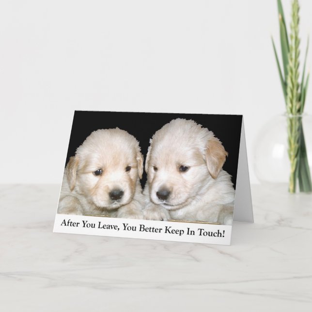 Tarjeta de despedida (Anverso)