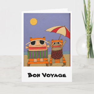 Tarjeta de despedida Buen viaje