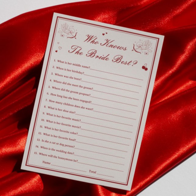 Tarjeta de Despedida de Soltera de San Valentín Qu (Subido por el creador)
