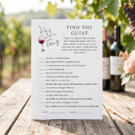 Tarjeta de Despedida de Soltera Vino Antes de Voto