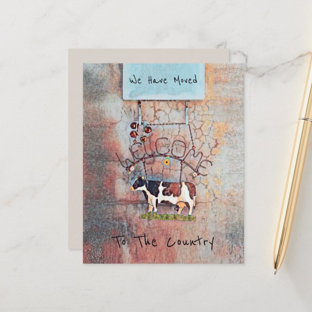 Tarjeta de desplazamiento de granja occidental rús (Anverso/Reverso In Situ)