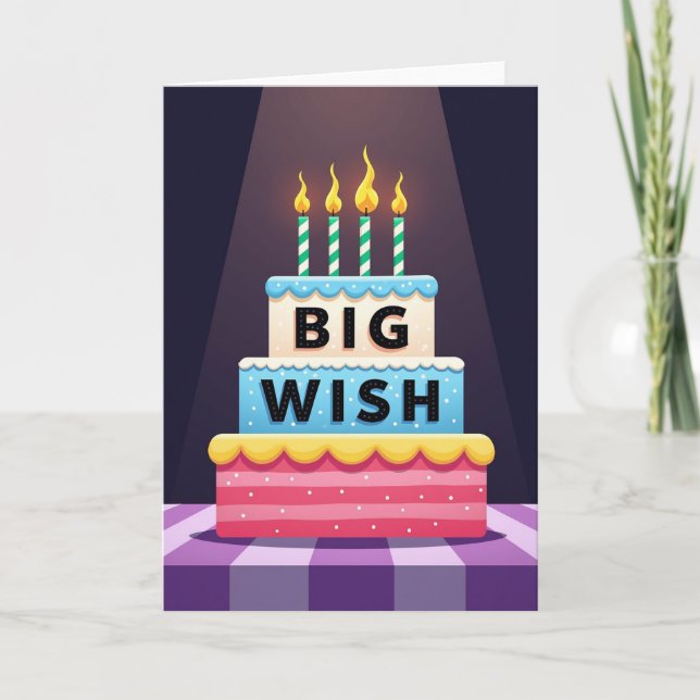 Tarjeta de Destacado de Cumpleaños (Anverso)