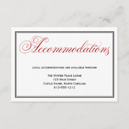 Tarjeta de detalle de alojamiento para Bodas blanc