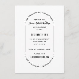 Tarjeta de detalle minimalista moderna simple