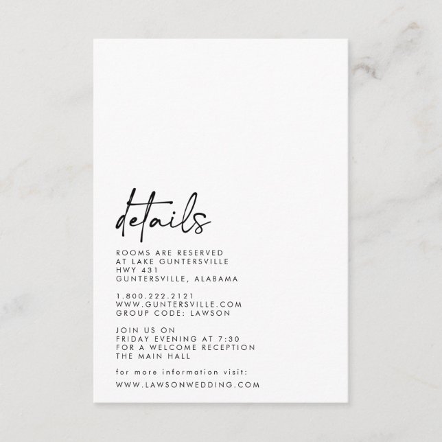 Tarjeta de detalles (Anverso)