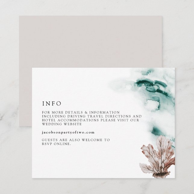 Tarjeta de detalles ARIEL Tropical Ocean Marine Be (Anverso / Reverso)