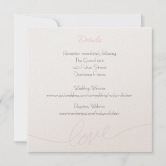 Tarjeta de detalles de amor