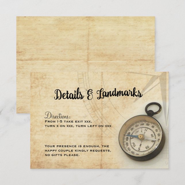 Tarjeta de detalles de aniversario de nuestra aven (Anverso / Reverso)