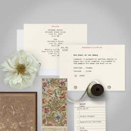 Tarjeta de Detalles de Boda del Catálogo de Tarjet