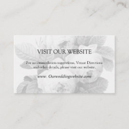 Tarjeta de detalles de Boda para Rosas Isabella Vi