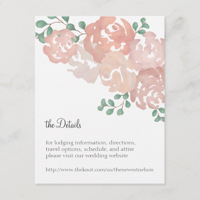 Tarjeta de detalles de Maggie Hemingway (Anverso)