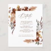 Tarjeta de detalles de noviembre